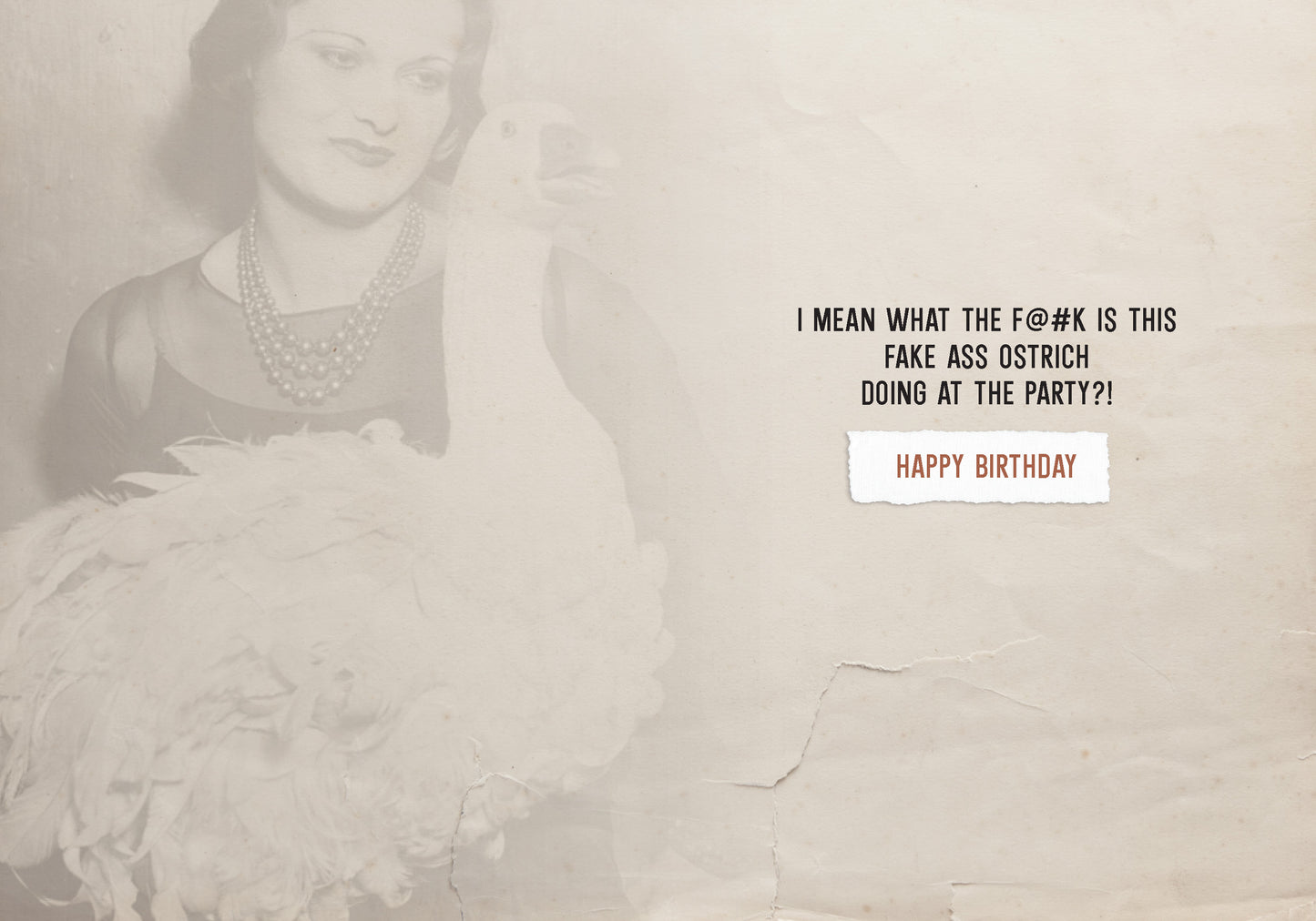 7865-TROU0154 | BD/Fake Ass Ostrich