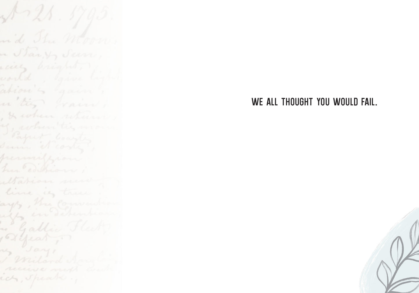 7865-TROU0161 | CO/You Would Fail