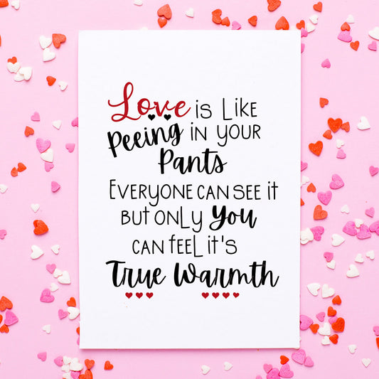 73492-VL010 | VAL/Love Is Like Peeing