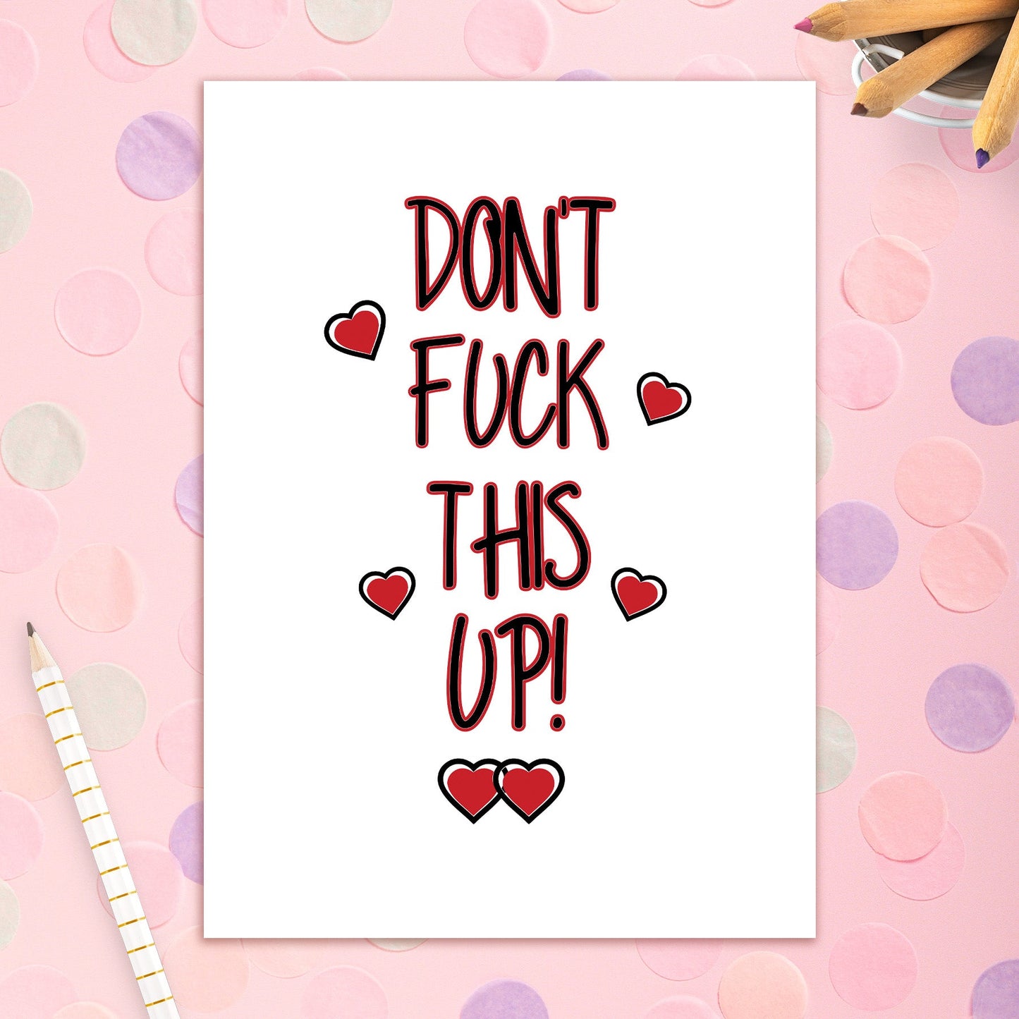 3492-WD001 | WD/Don't Fuck this Up