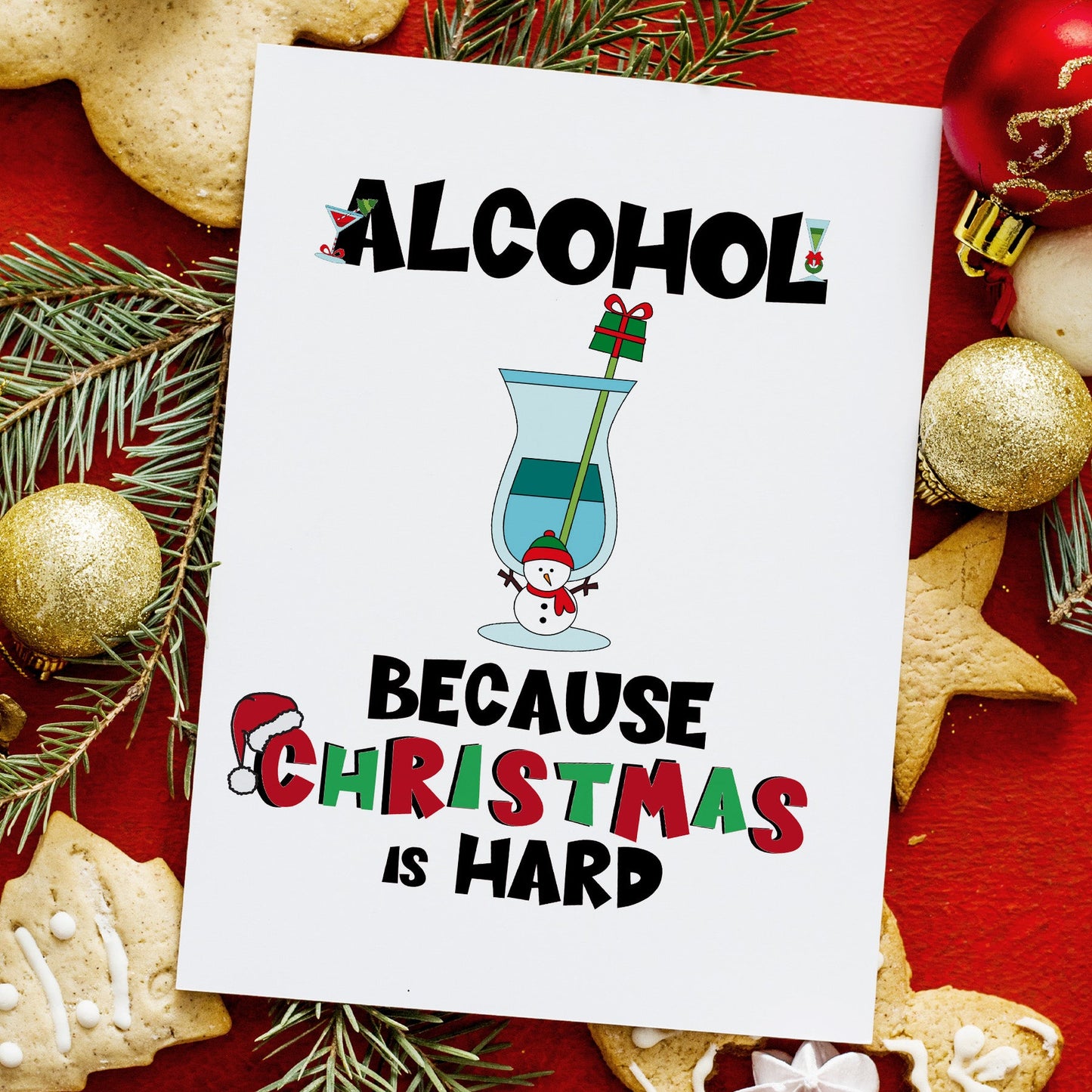 83492-XM008 | XM/Alcohol, Christmas Is Hard